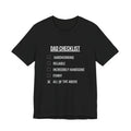 Dad Checklist Tee — Funny Dad Gift T-Shirt
